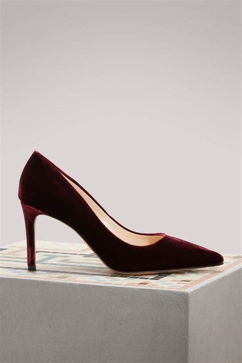 vallerina scarpe prada|prada velvet pumps.